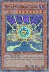 Ally of Justice Cosmic Gateway [DT02-EN028] Super Rare | Nerdhalla Games