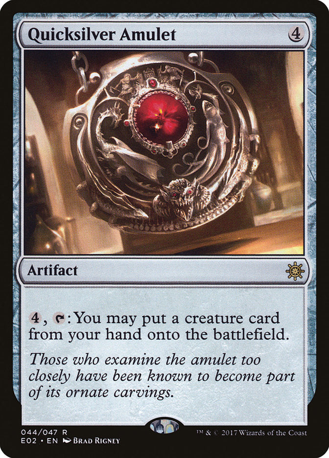 Quicksilver Amulet [Explorers of Ixalan] | Nerdhalla Games