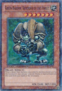 Green Baboon, Defender of the Forest [DT03-EN057] Common | Nerdhalla Games