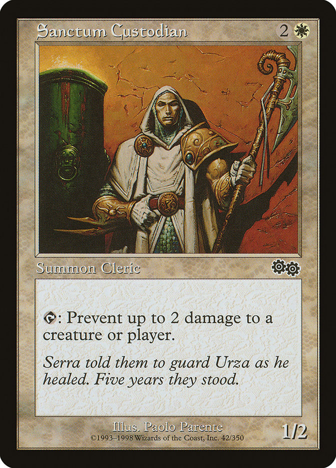 Sanctum Custodian [Urza's Saga] | Nerdhalla Games