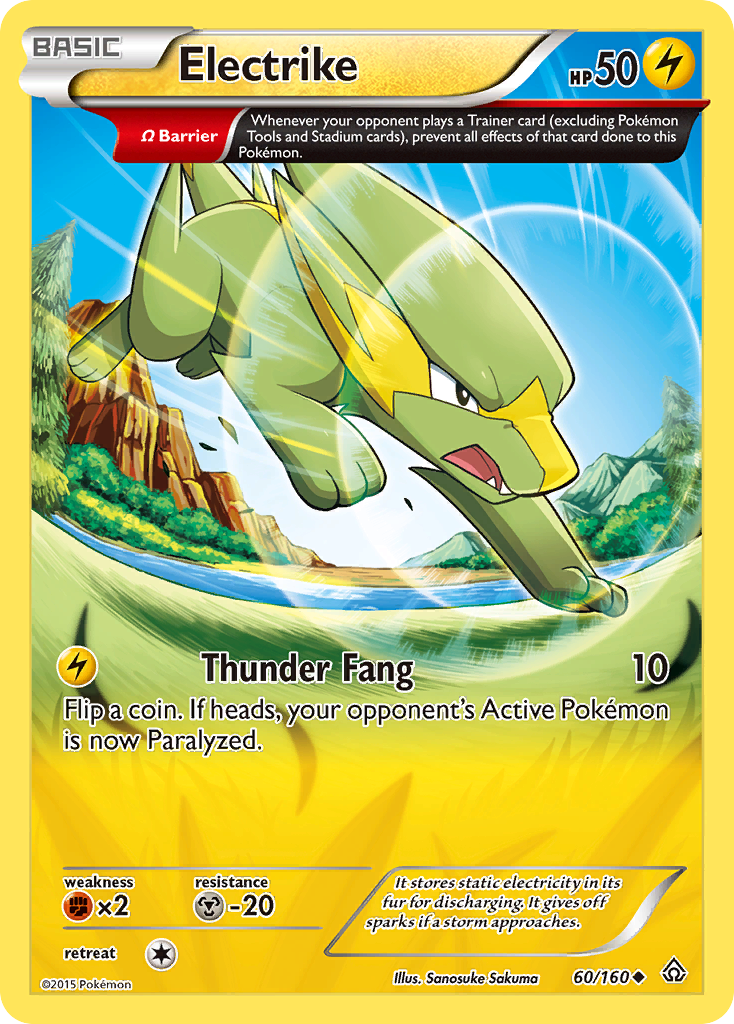 Electrike (60/160) [XY: Primal Clash] | Nerdhalla Games