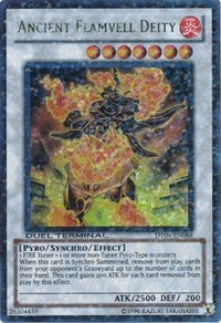 Ancient Flamvell Deity [DT04-EN088] Ultra Rare | Nerdhalla Games