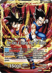 SS Vegito // Son Goku & Vegeta, Path to Victory (BT20-084) [Power Absorbed Prerelease Promos] | Nerdhalla Games