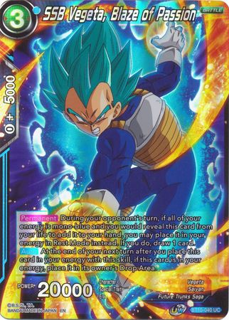 SSB Vegeta, Blaze of Passion [BT10-040] | Nerdhalla Games