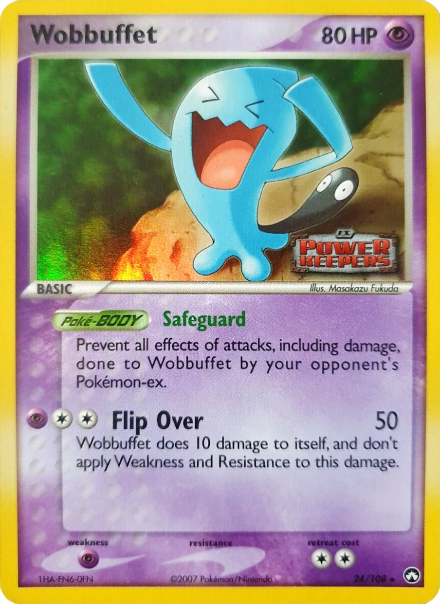 Wobbuffet (24/108) (Stamped) [EX: Power Keepers] | Nerdhalla Games