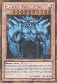 Obelisk the Tormentor [PGLD-EN030] Gold Secret Rare | Nerdhalla Games