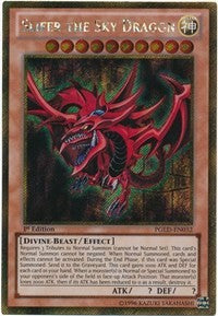 Slifer the Sky Dragon [PGLD-EN032] Gold Secret Rare | Nerdhalla Games