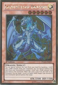 Lightpulsar Dragon [PGLD-EN039] Gold Rare | Nerdhalla Games