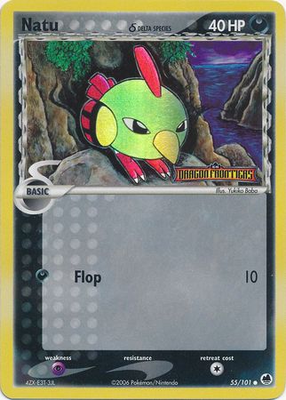 Natu (55/101) (Delta Species) (Stamped) [EX: Dragon Frontiers] | Nerdhalla Games