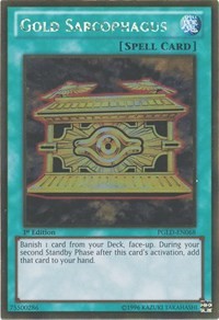 Gold Sarcophagus [PGLD-EN068] Gold Rare | Nerdhalla Games