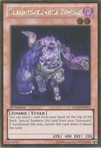 Plaguespreader Zombie [PGLD-EN074] Gold Rare | Nerdhalla Games