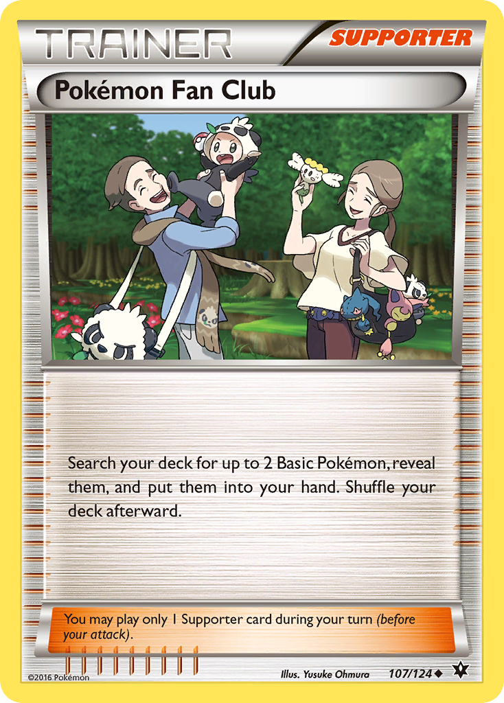 Pokemon Fan Club (107/124) [XY: Fates Collide] | Nerdhalla Games