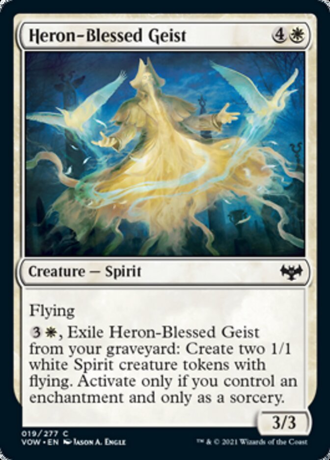 Heron-Blessed Geist [Innistrad: Crimson Vow] | Nerdhalla Games