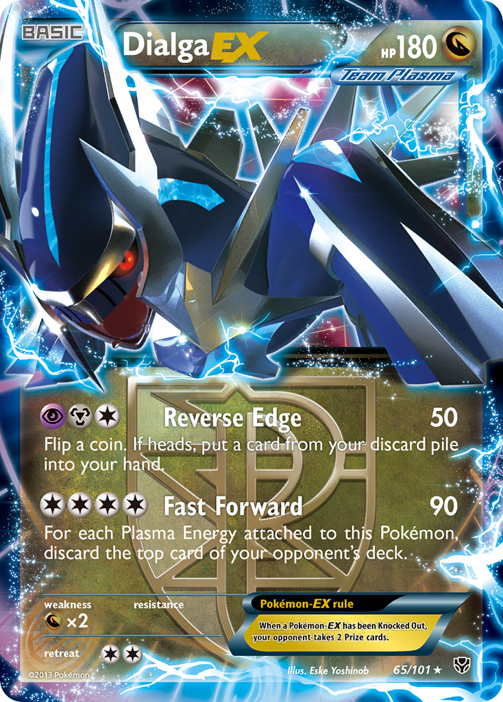 Dialga EX (65/101) [Black & White: Plasma Blast] | Nerdhalla Games