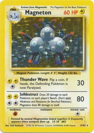 Magneton (9/102) [Base Set Unlimited] | Nerdhalla Games