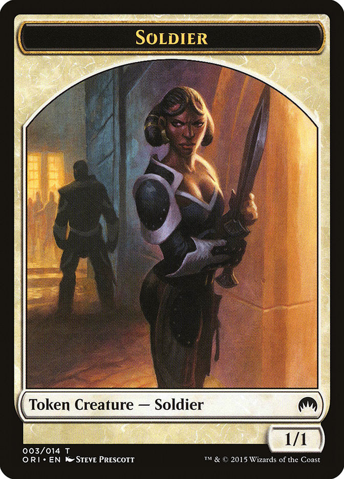 Soldier [Magic Origins Tokens] | Nerdhalla Games