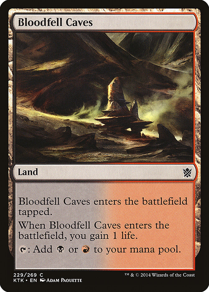 Bloodfell Caves [Khans of Tarkir] | Nerdhalla Games