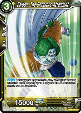 Zarbon, The Emperor's Attendant (BT1-101) [Galactic Battle] | Nerdhalla Games