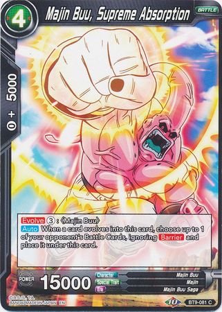 Majin Buu, Supreme Absorption [BT9-081] | Nerdhalla Games