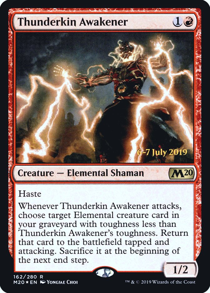 Thunderkin Awakener  [Core Set 2020 Prerelease Promos] | Nerdhalla Games