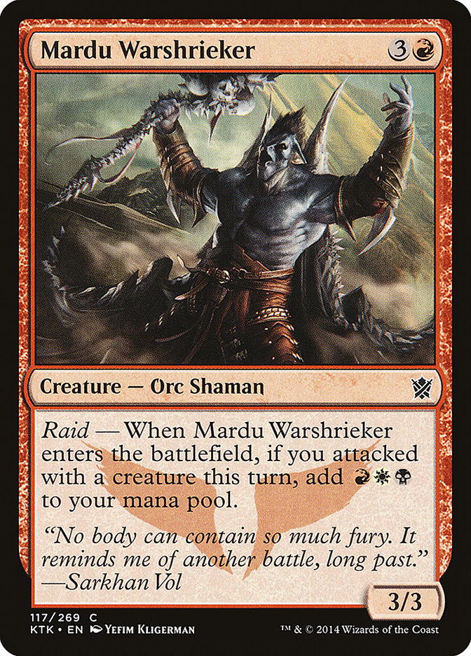 Mardu Warshrieker [Khans of Tarkir] | Nerdhalla Games