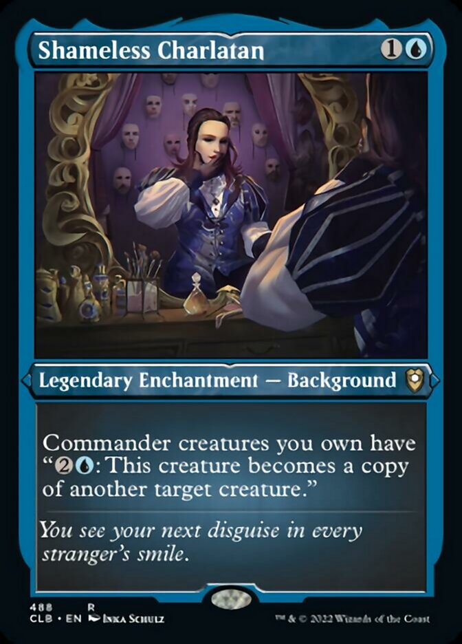 Shameless Charlatan (Foil Etched) [Commander Legends: Battle for Baldur's Gate] | Nerdhalla Games