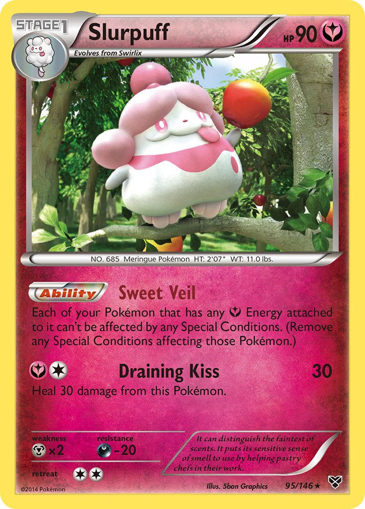 Slurpuff (95/146) (Theme Deck Exclusive) [XY: Base Set] | Nerdhalla Games