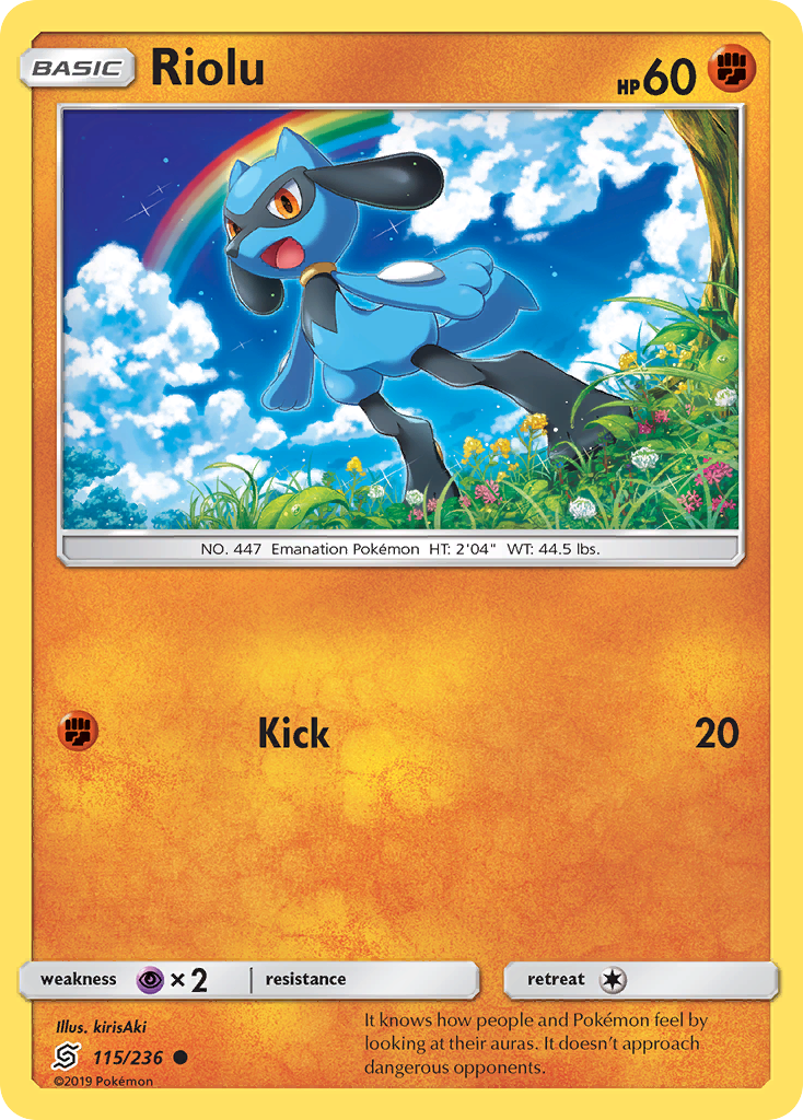 Riolu (115/236) [Sun & Moon: Unified Minds] | Nerdhalla Games