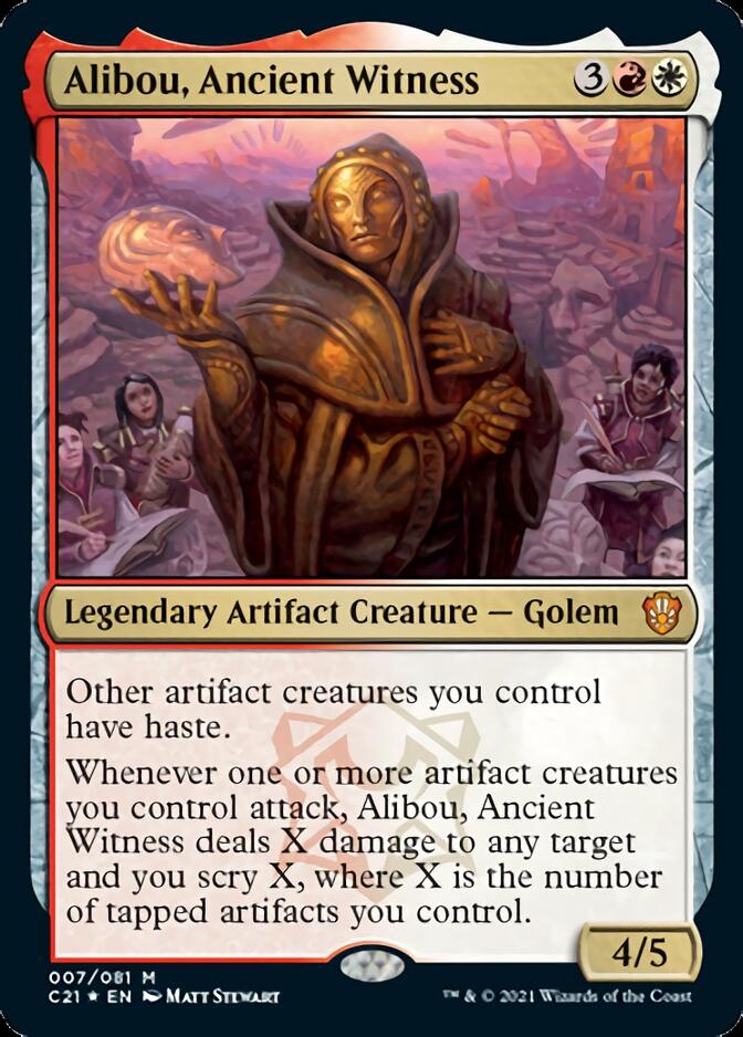 Alibou, Ancient Witness [Commander 2021] | Nerdhalla Games