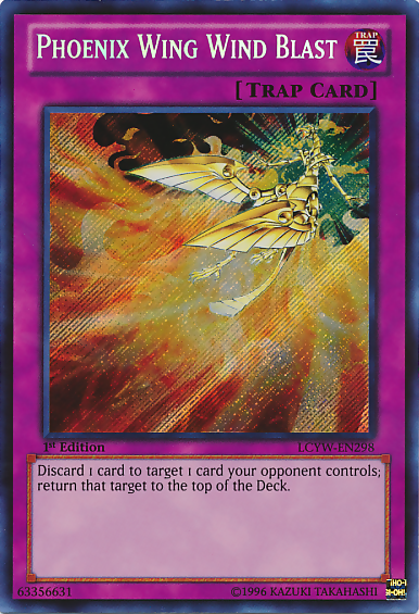 Phoenix Wing Wind Blast [LCYW-EN298] Secret Rare | Nerdhalla Games