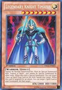 Legendary Knight Timaeus [DRLG-EN001] Secret Rare | Nerdhalla Games