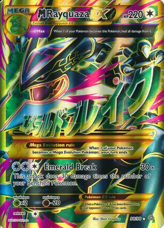 M Rayquaza EX (98/98) (Jumbo Card) [XY: Ancient Origins] | Nerdhalla Games