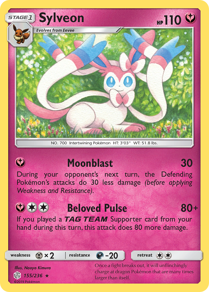 Sylveon (155/236) [Sun & Moon: Cosmic Eclipse] | Nerdhalla Games