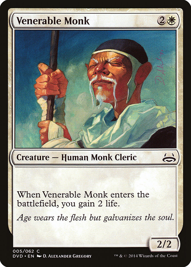 Venerable Monk (Divine vs. Demonic) [Duel Decks Anthology] | Nerdhalla Games