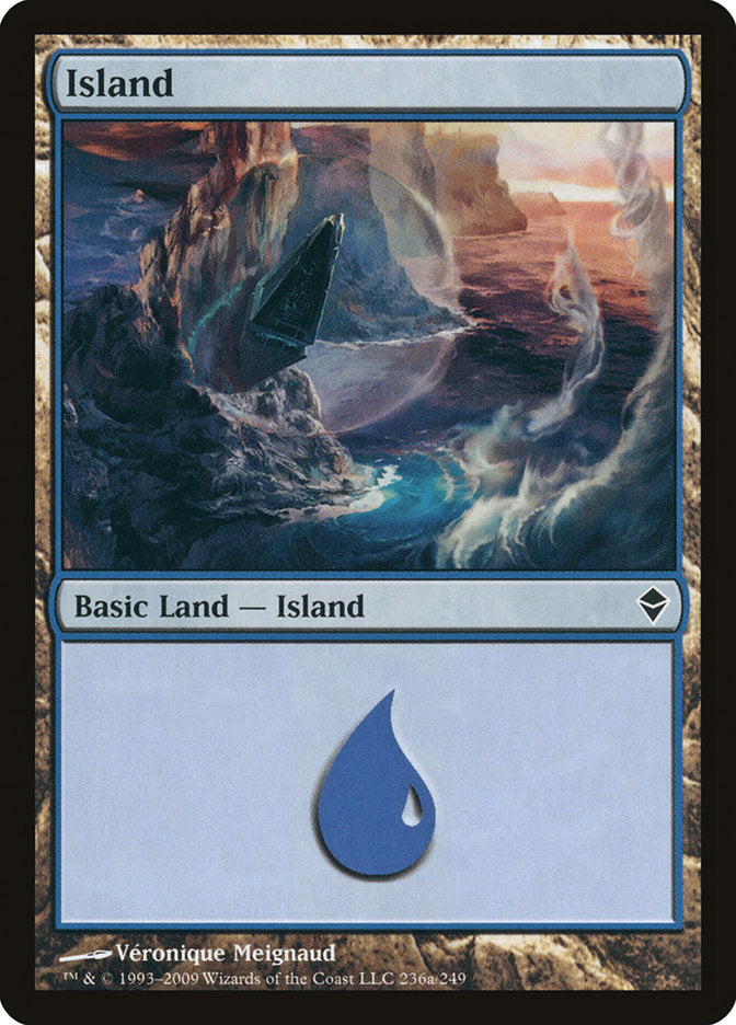 Island (236a) [Zendikar] | Nerdhalla Games