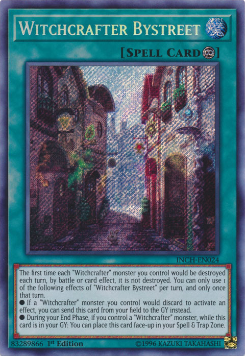 Witchcrafter Bystreet [INCH-EN024] Secret Rare | Nerdhalla Games