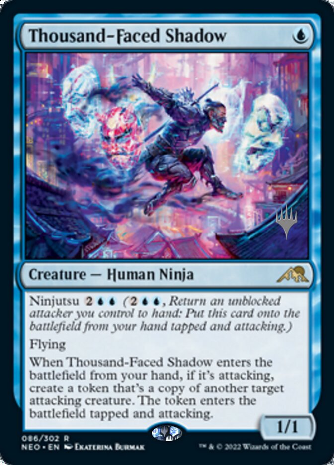 Thousand-Faced Shadow (Promo Pack) [Kamigawa: Neon Dynasty Promos] | Nerdhalla Games