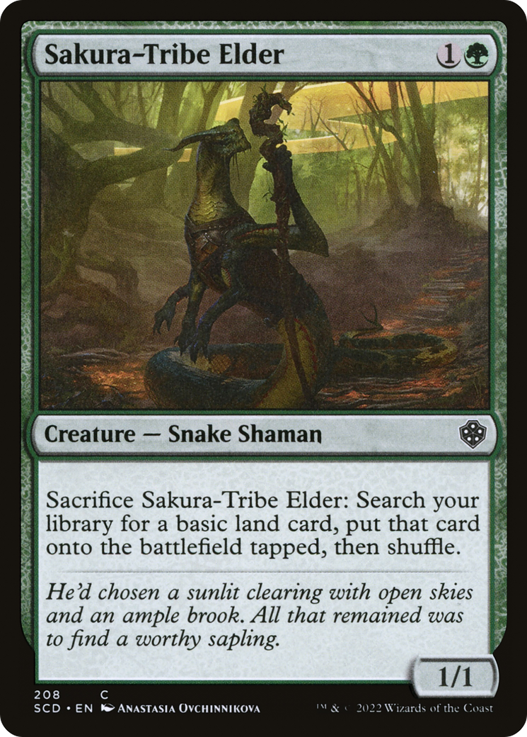 Sakura-Tribe Elder [Starter Commander Decks] | Nerdhalla Games