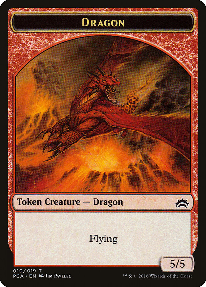 Dragon [Planechase Anthology Tokens] | Nerdhalla Games