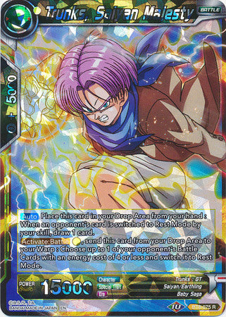 Trunks, Saiyan Majesty [BT8-075] | Nerdhalla Games