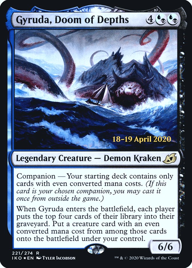 Gyruda, Doom of Depths  [Ikoria: Lair of Behemoths Prerelease Promos] | Nerdhalla Games