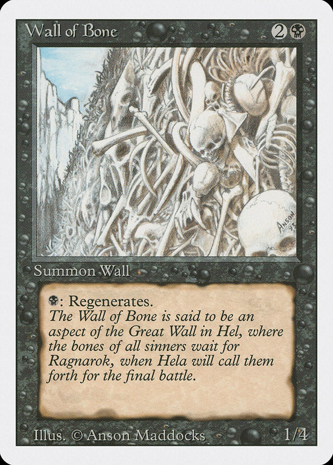 Wall of Bone [Revised Edition] | Nerdhalla Games