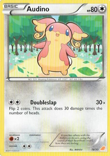 Audino (18/30) [Black & White: Trainer Kit - Excadrill] | Nerdhalla Games