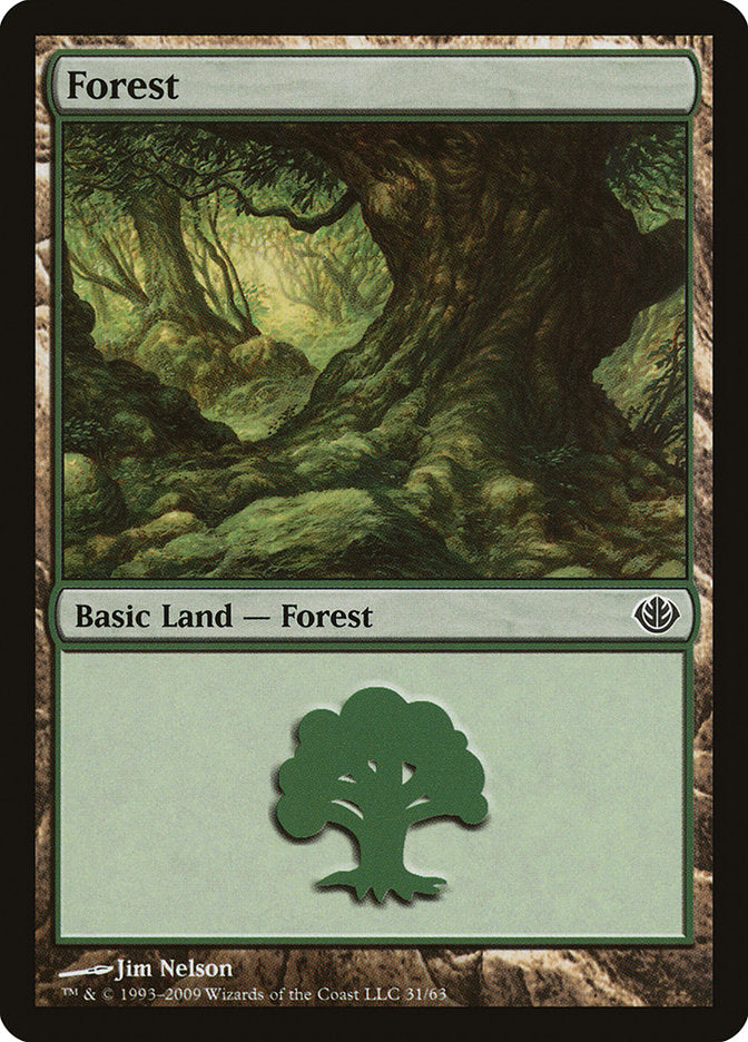 Forest (31) [Duel Decks: Garruk vs. Liliana] | Nerdhalla Games