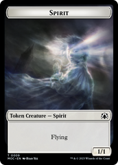 Spirit (9) // Spirit (13) Double-Sided Token [March of the Machine Commander Tokens] | Nerdhalla Games