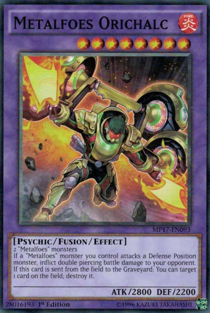 Metalfoes Orichalc [MP17-EN093] Common | Nerdhalla Games