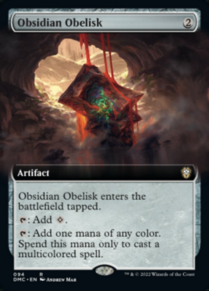 Obsidian Obelisk (Extended Art) [Dominaria United Commander] | Nerdhalla Games