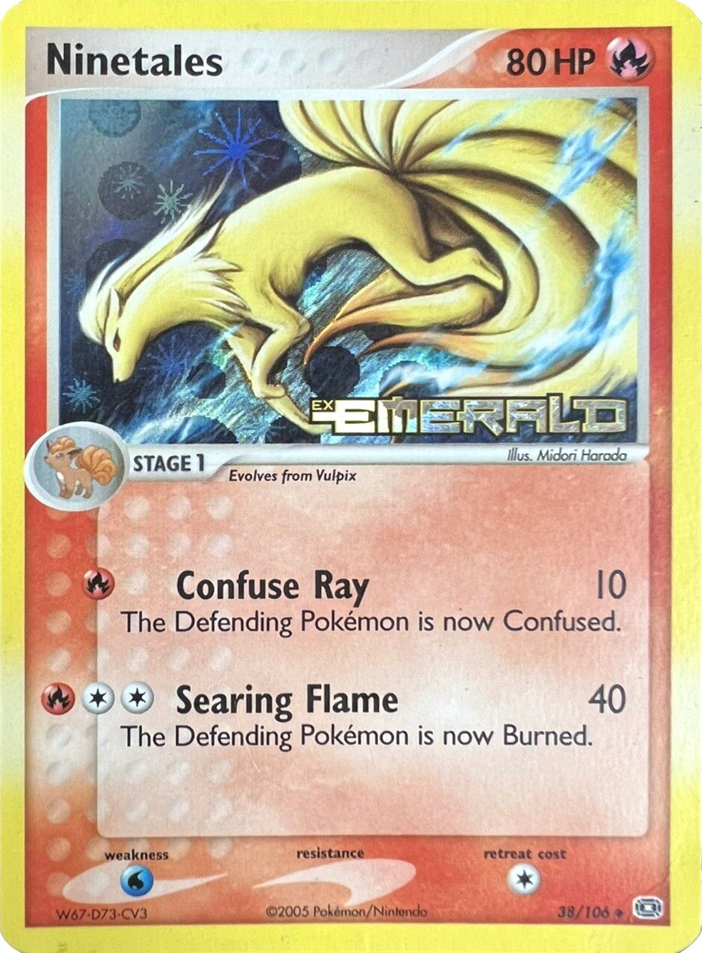 Ninetales (38/106) (Stamped) [EX: Emerald] | Nerdhalla Games