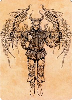 Raphael, Fiendish Savior Art Card (75) [Commander Legends: Battle for Baldur's Gate Art Series] | Nerdhalla Games