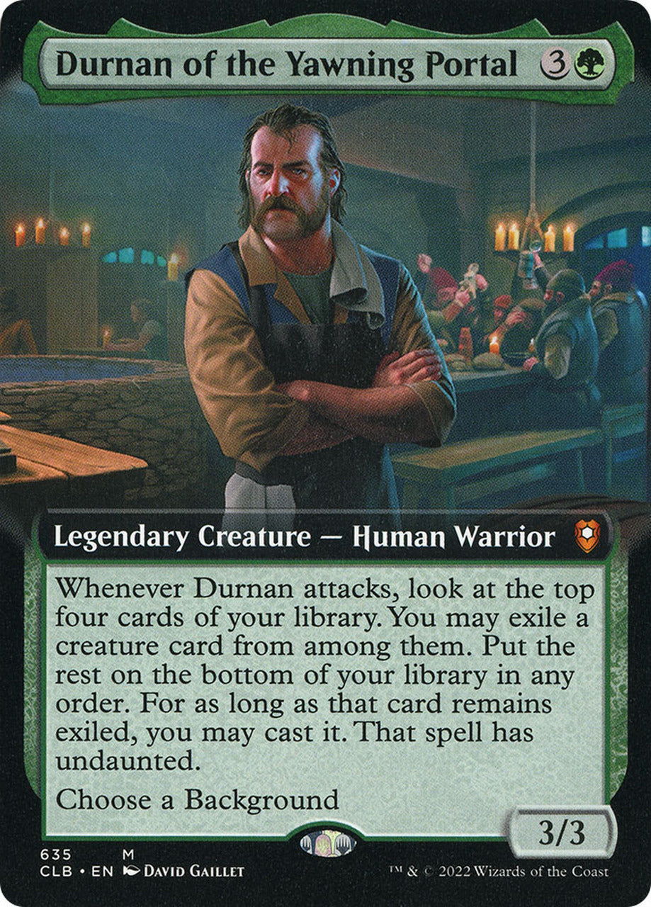 Durnan of the Yawning Portal (Extended Art) [Commander Legends: Battle for Baldur's Gate] | Nerdhalla Games